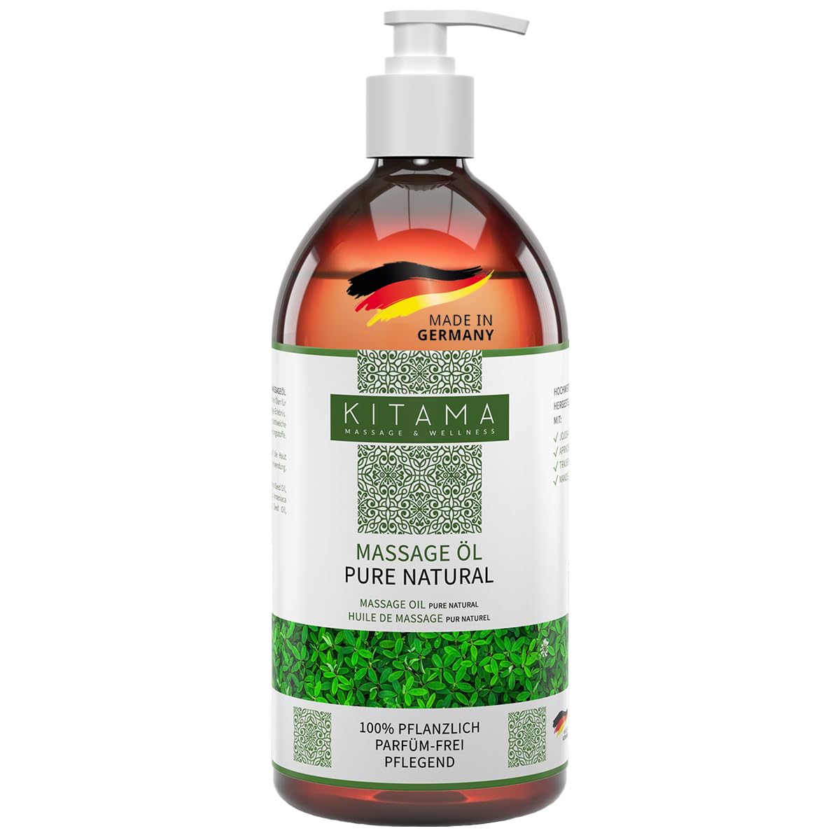 kitama-pure-natural-massage-l-neutral-1l-nat-rlich-parfumfrei image 1