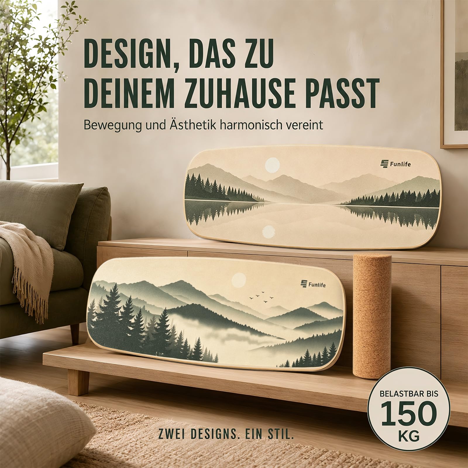 funlife-balance-dehn-ger-te-balance-board-holz-mirror-lake image 6