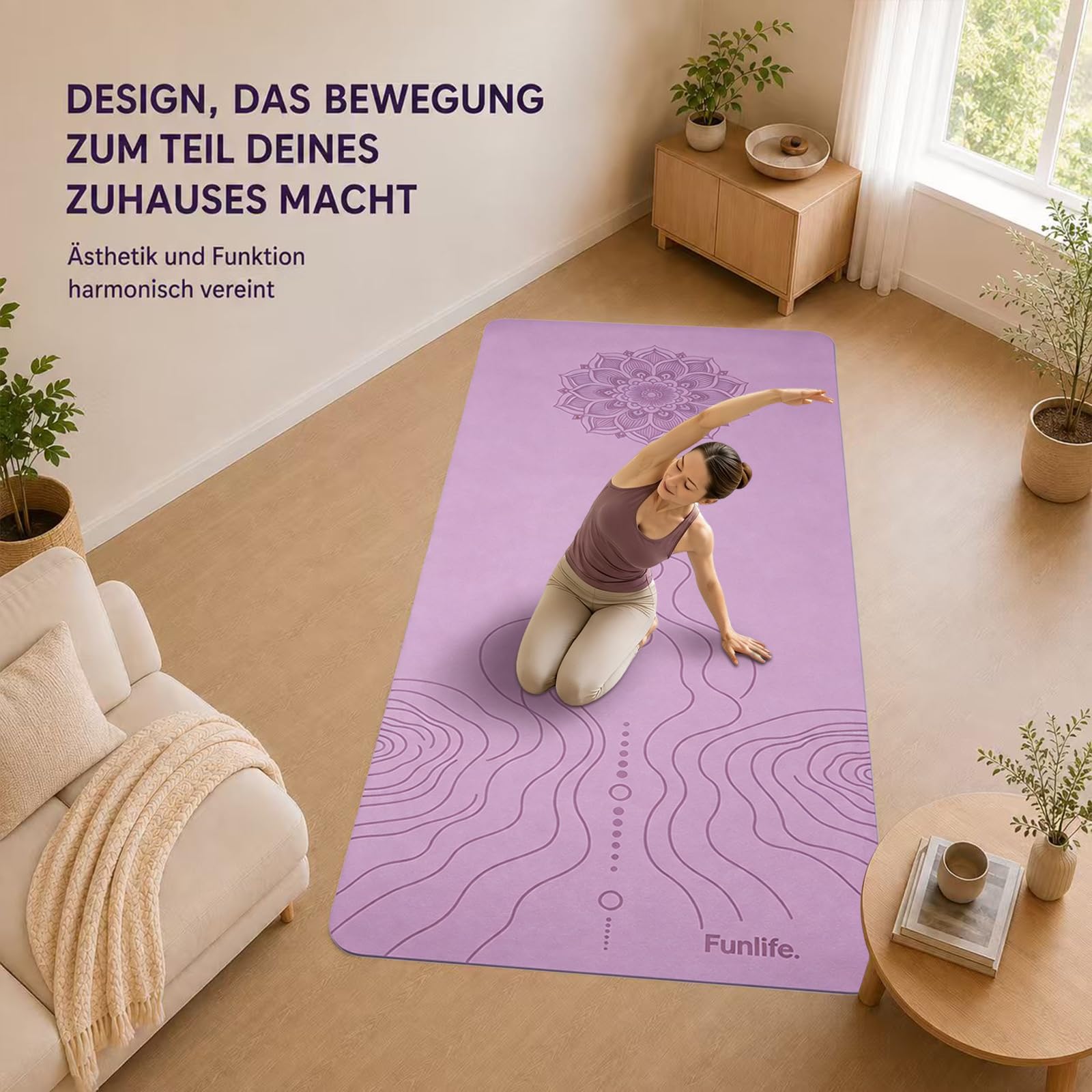 funlife-yogamatte-183x80-cm-8mm-fitnessmatte-lavender-rutschfest image 6