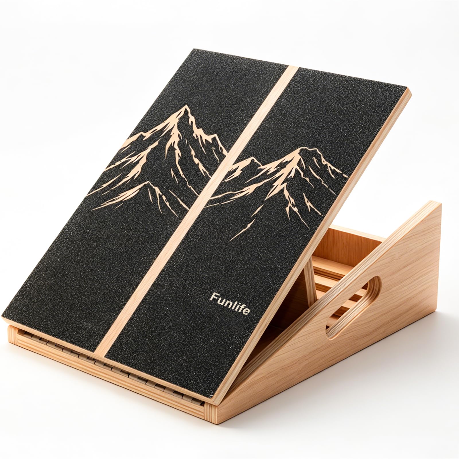 funlife-flow-serie-slant-board-holz-wadendehner-verstellbar image 8