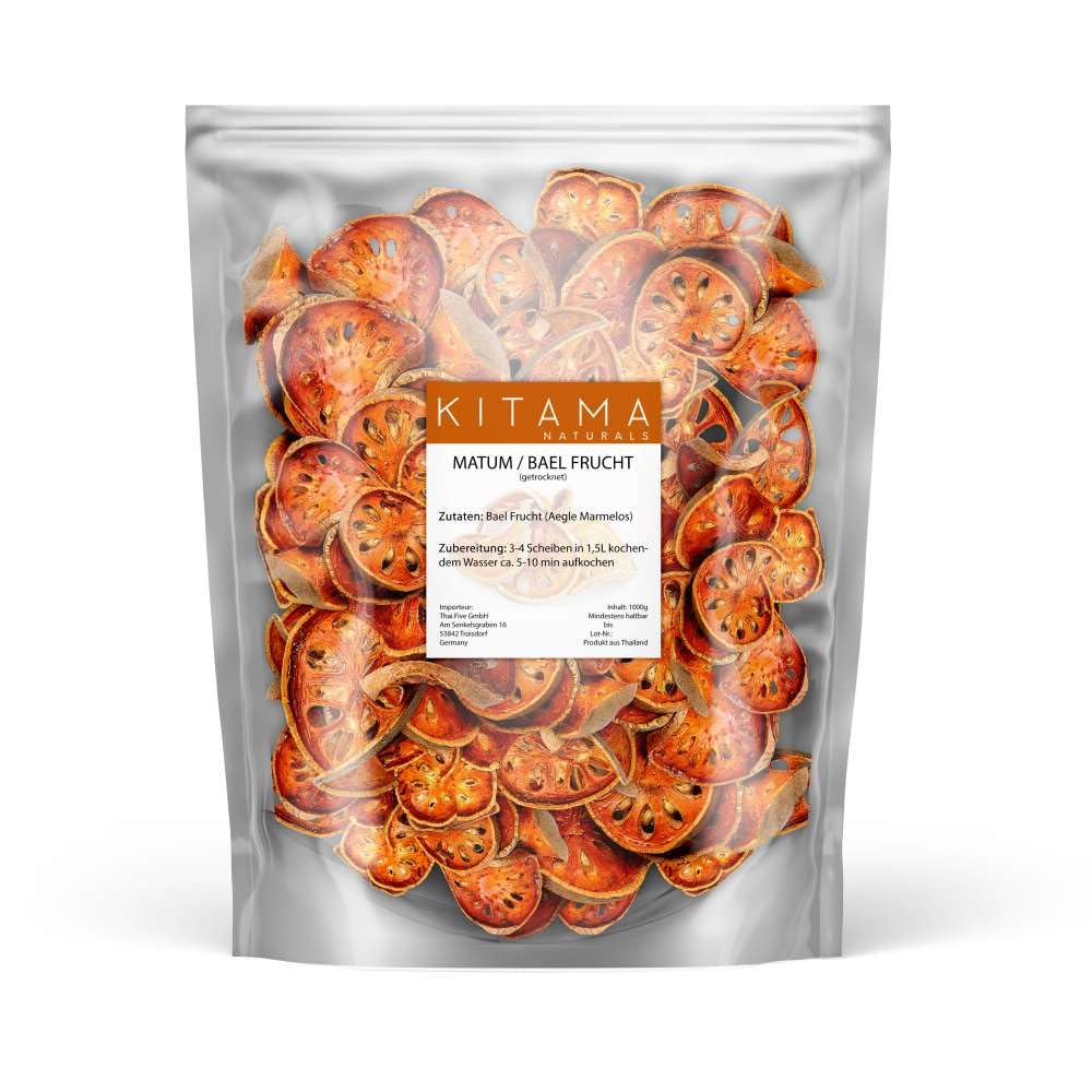 kitama-matum-tee-bael-frucht-1kg-koffeinfrei-mild image 1
