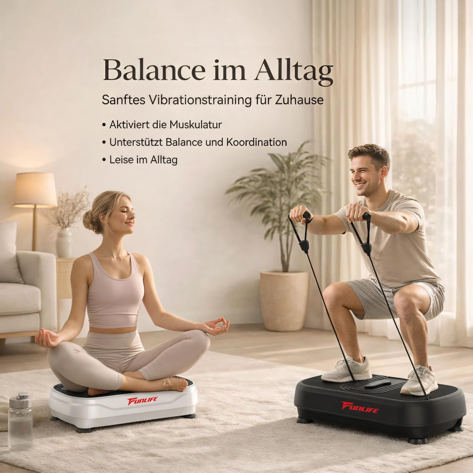 funlife-vibrationsplatte-v8-fitnessplatte-wei-bluetooth-180-stufen image 4