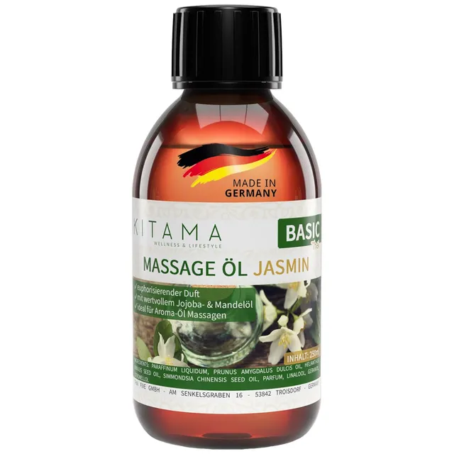 kitama-scented-massage-oil-massage-l-jasmin-250ml-jojoba-mandel image 1