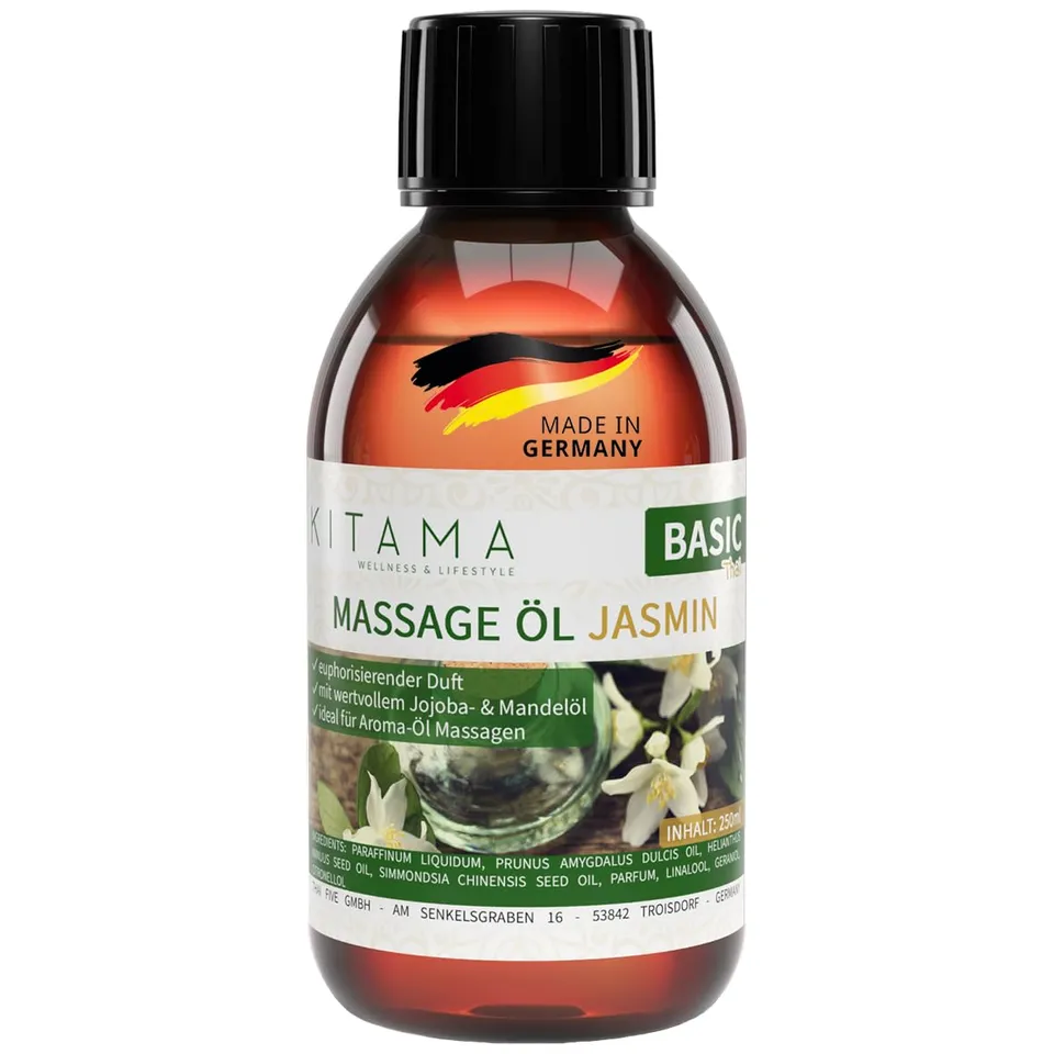 kitama-scented-massage-oil-massage-l-jasmin-250ml-jojoba-mandel image 1