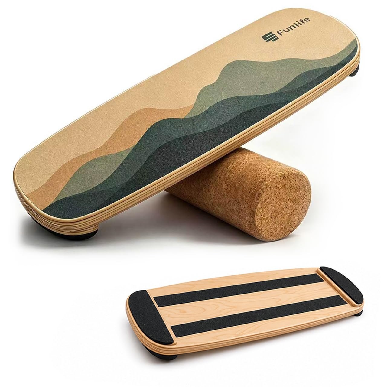 funlife-balance-dehn-ger-te-balance-board-holz-mirror-lake image 7