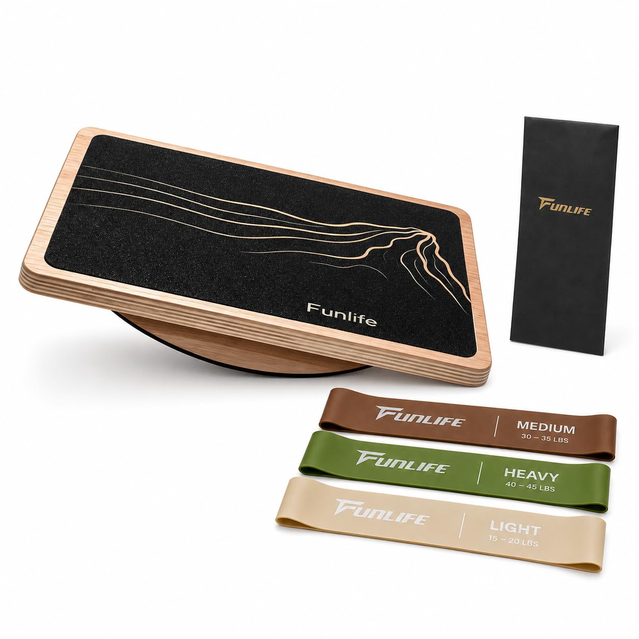funlife-balance-board-holz-bergdesign-wippbrett-43x33-cm image 8