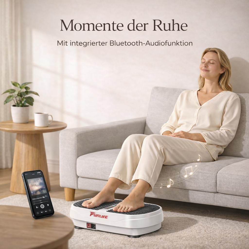 funlife-vibrationsplatte-v8-fitnessplatte-wei-bluetooth-180-stufen image 6