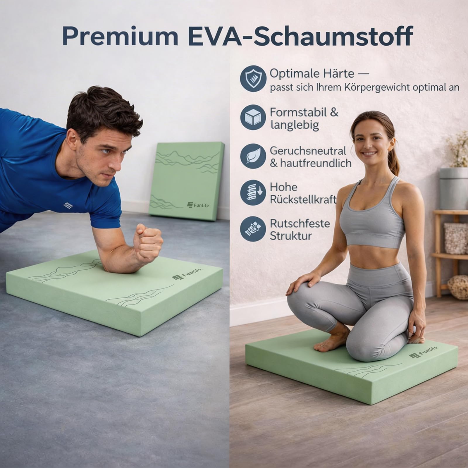 funlife-balance-dehn-ger-te-balance-pad-40x40-gr-n-eva image 2
