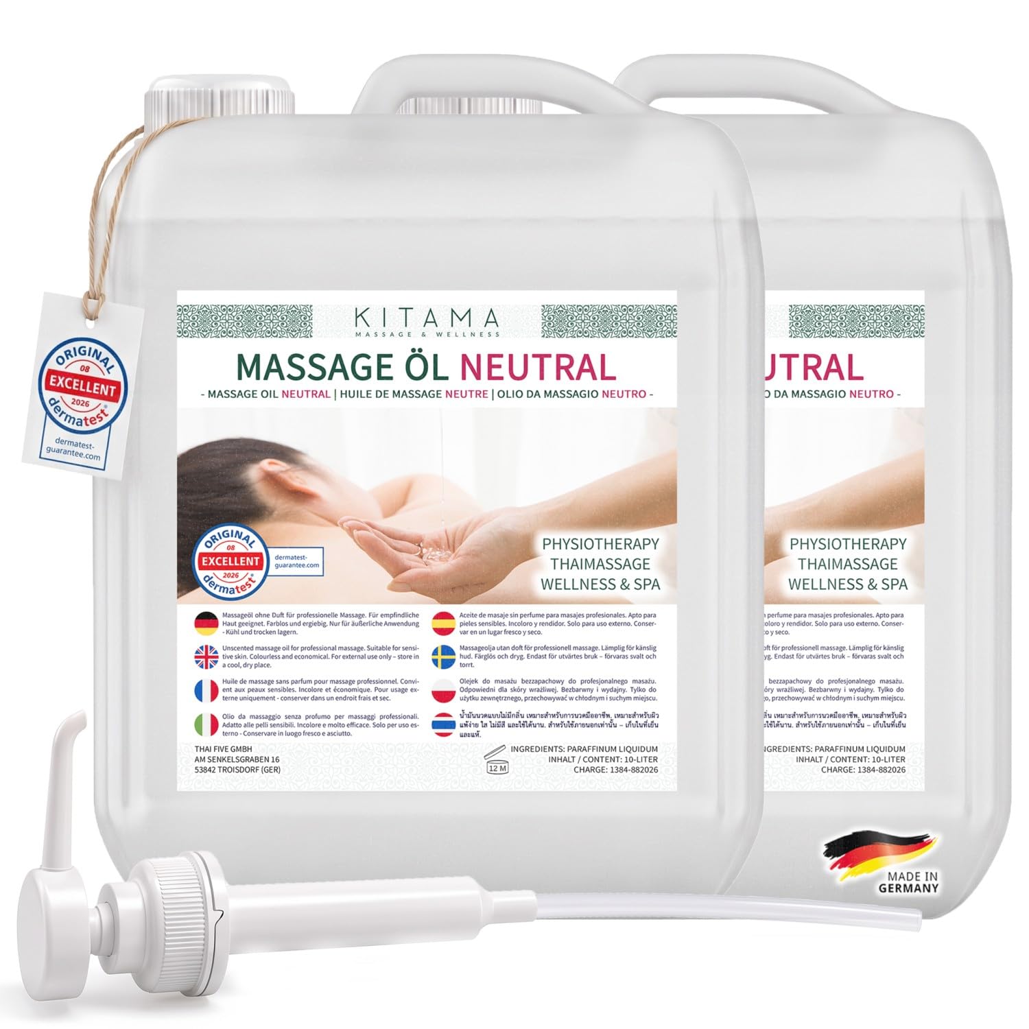 kitama-neutral-massage-l-ohne-duft-10l-f-r-physio image 6