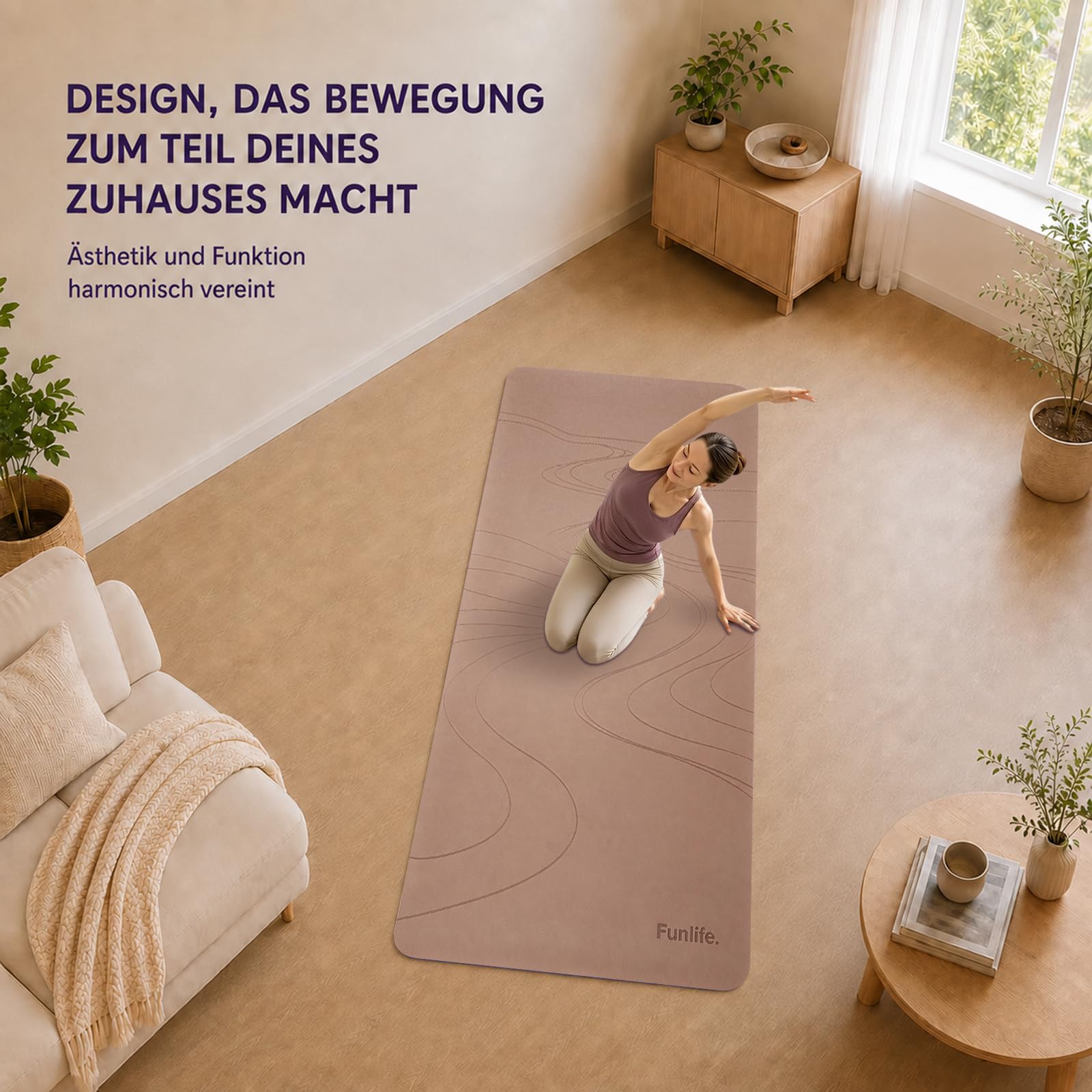 funlife-yogamatte-183x61-cm-8mm-fitnessmatte-chocolat-rutschfest image 6