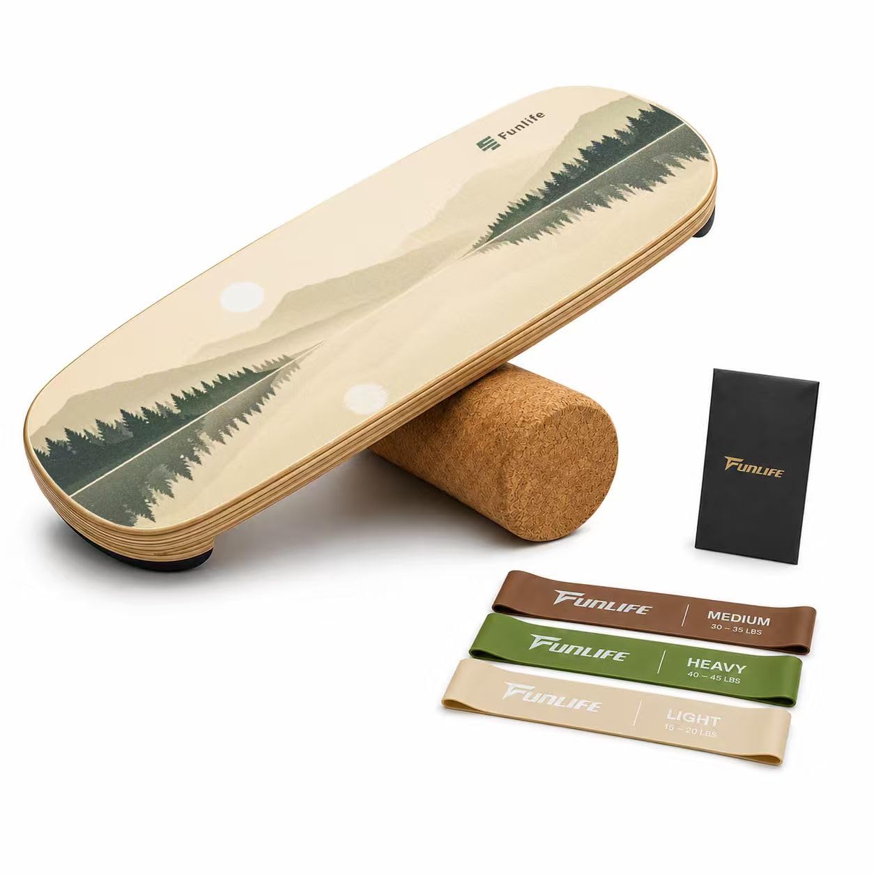 funlife-balance-dehn-ger-te-balance-board-holz-mirror-lake image 8